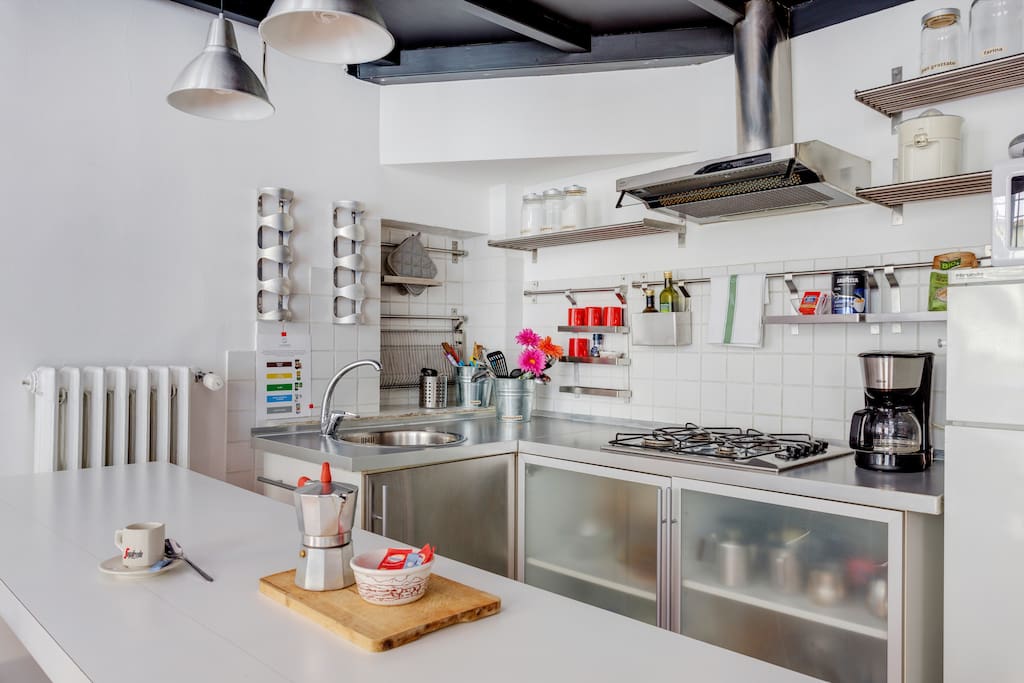 The equipped kitchen