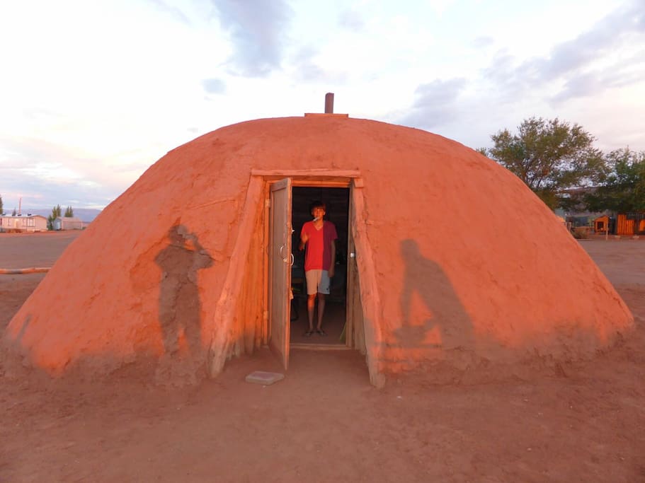 All Hogans face East. The hogan or Howan is the center of the Navajo way of life.
