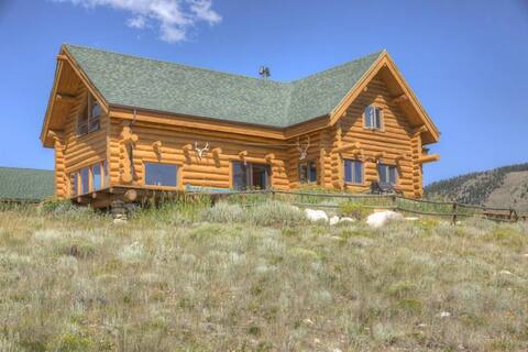 Log Cabin in Centennial, Wyoming.