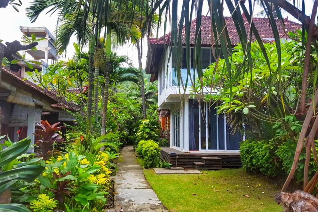 Our home...100 steps from the water.