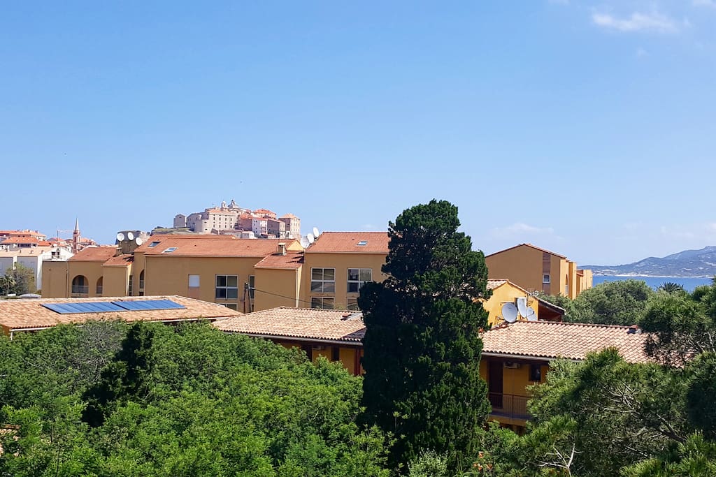 Vue de la terrasse sur la citadelle