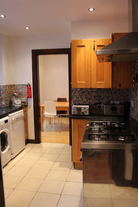 Kitchen with large oven