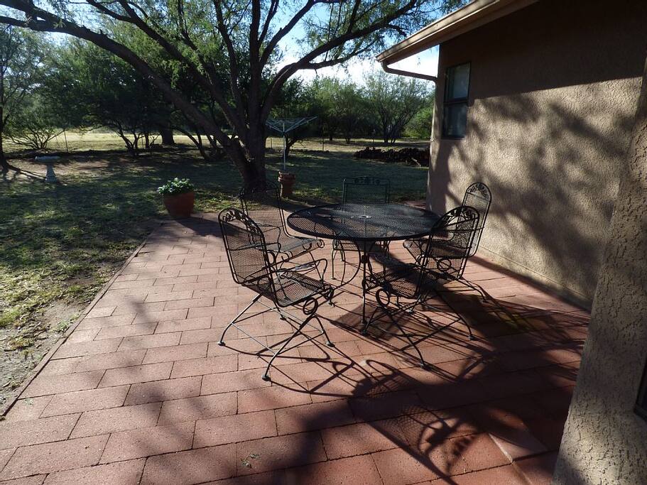Back Patio area