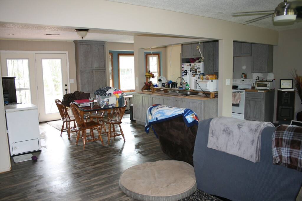 View of house as you walk in the front door.