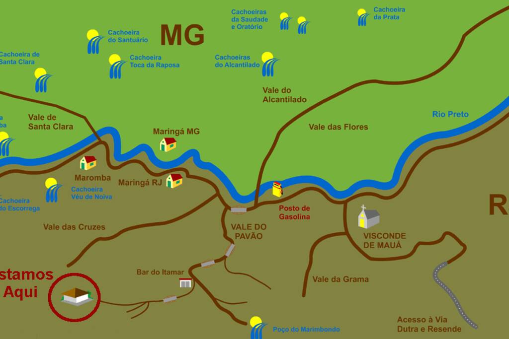 Mapa: Como chegar