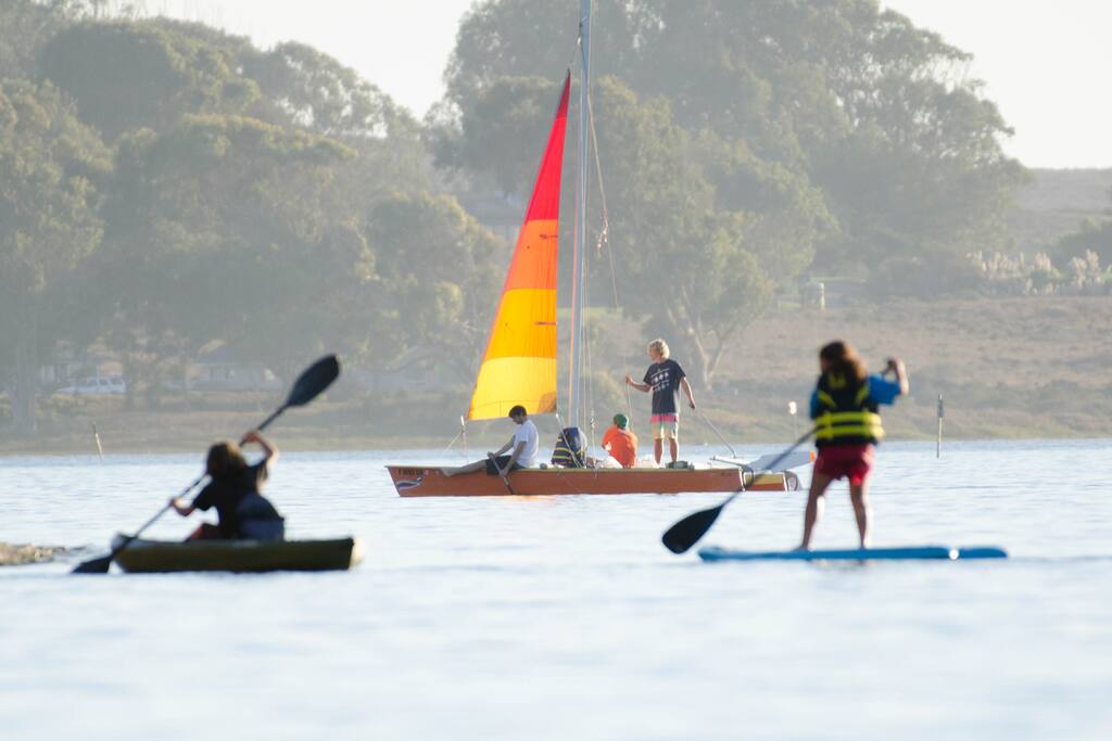 Family fun on the Bay.
