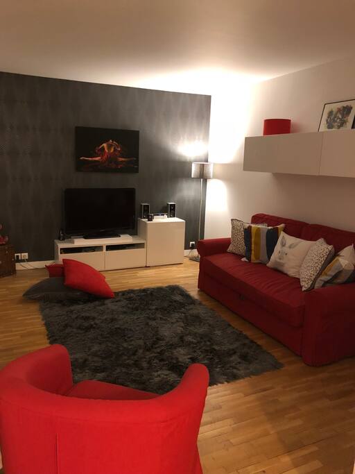 Studio de 30m très beau volume pour couple au 2 personnes .. canapé lit
