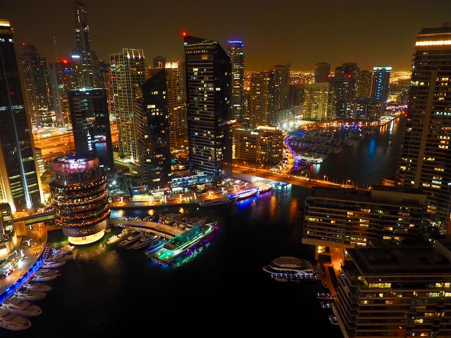 Best view from the balcony by night
