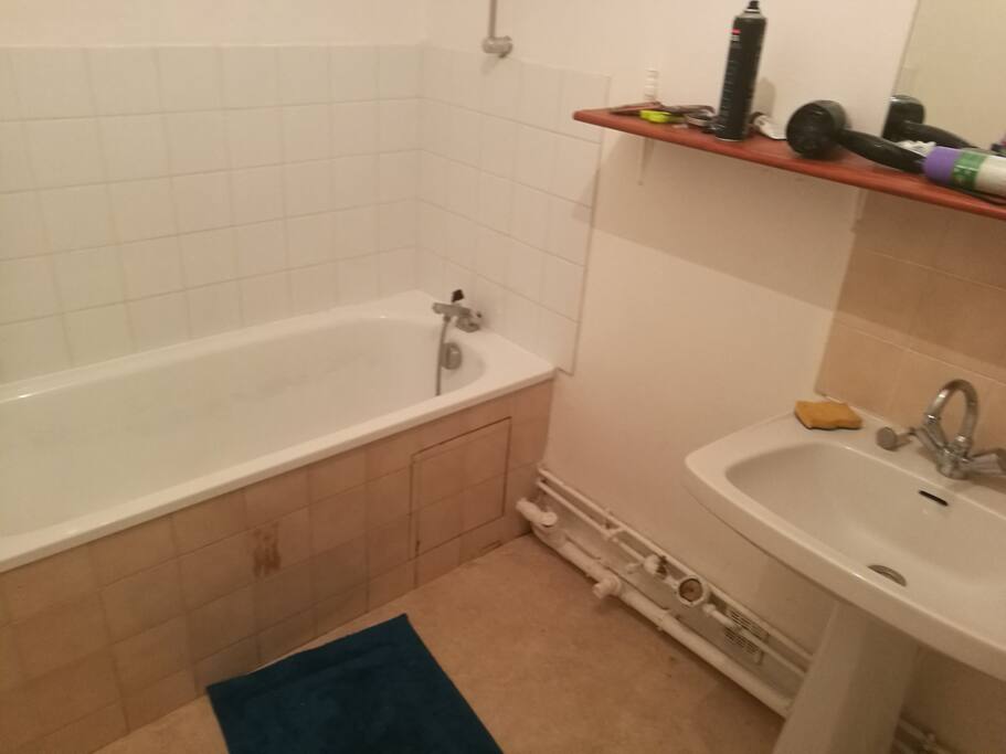 salle de bain baignoire