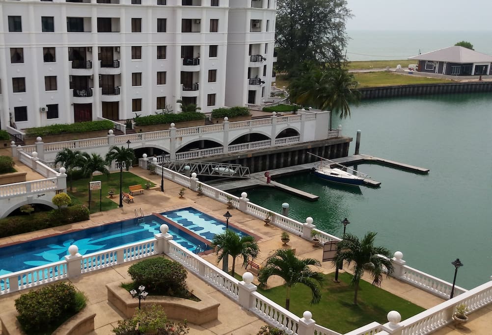 Sea View from the Balcony