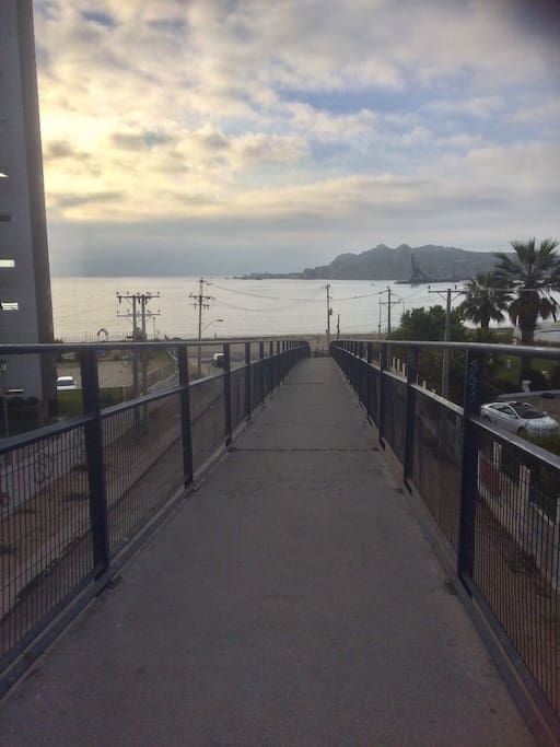 Acceso directo desde el departamento a una de las playas más lindas de la cuarta región !