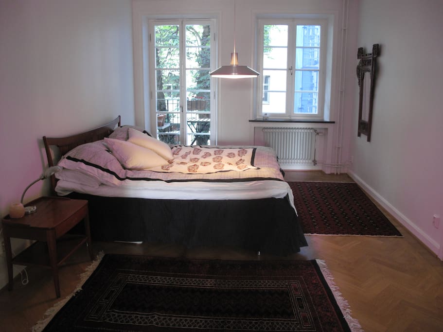 Your bedroom with balcony