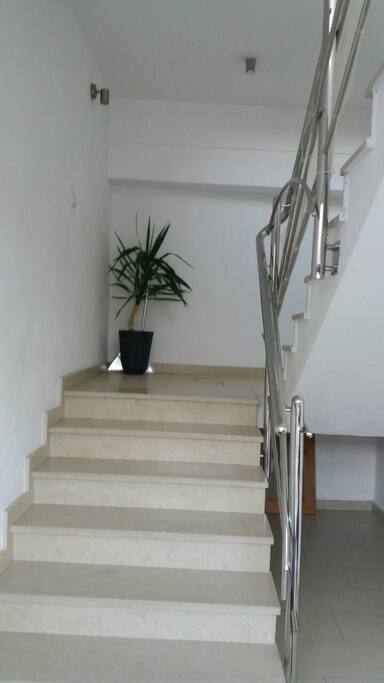 Entrance in the building