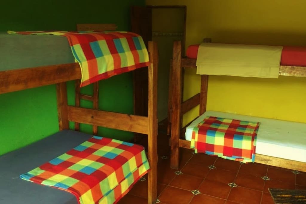 private dorm for four with private bathroom.