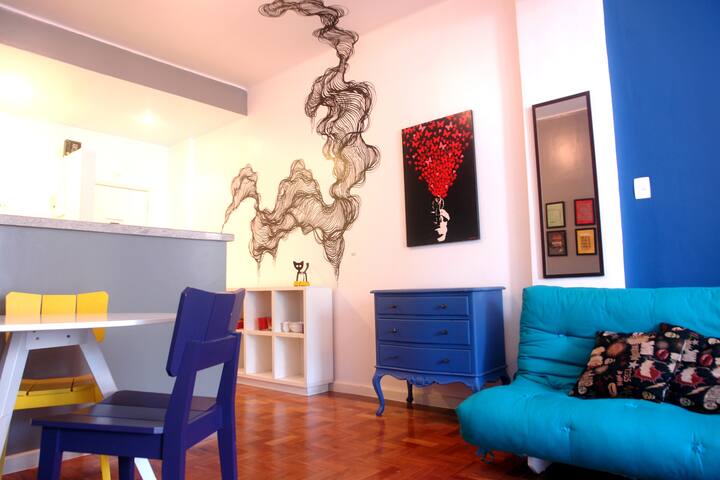 Lovely studio Copacabana next to beach and subway