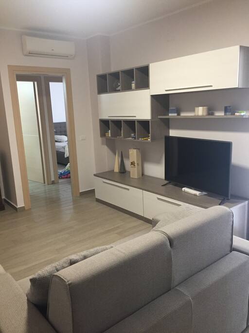Soggiorno con divano letto