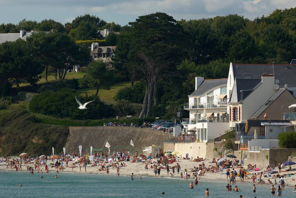 plage de sable fin