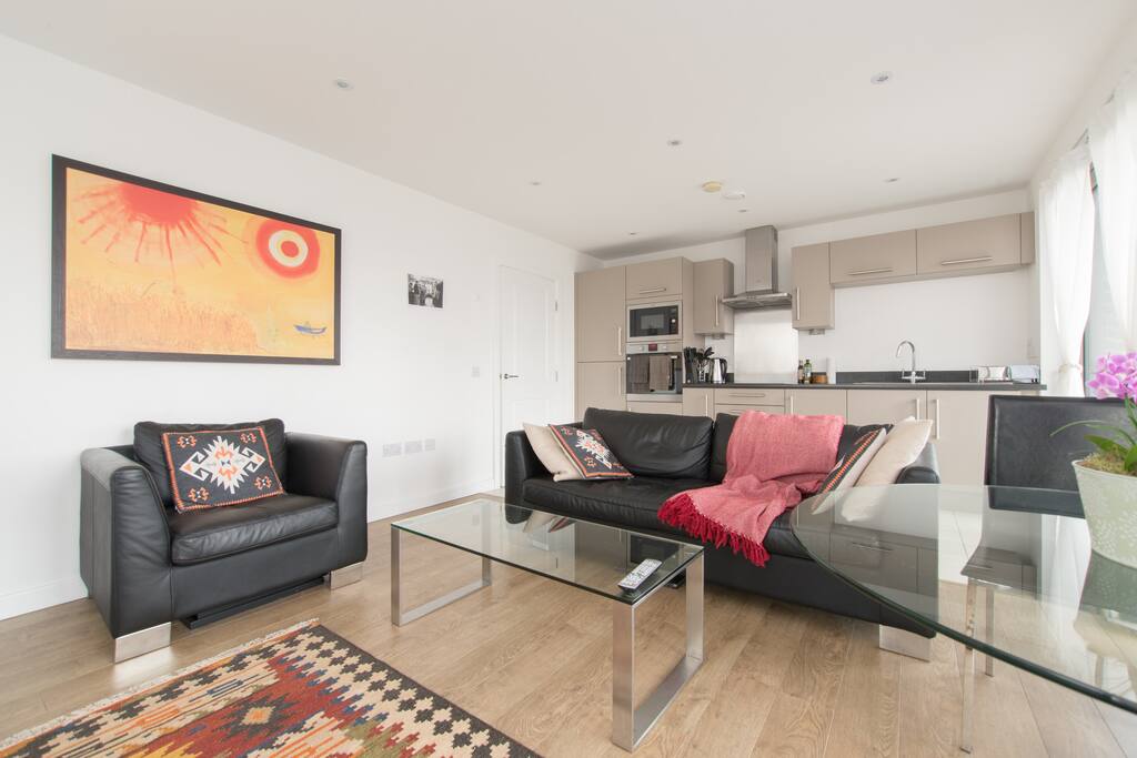 Open plan living room