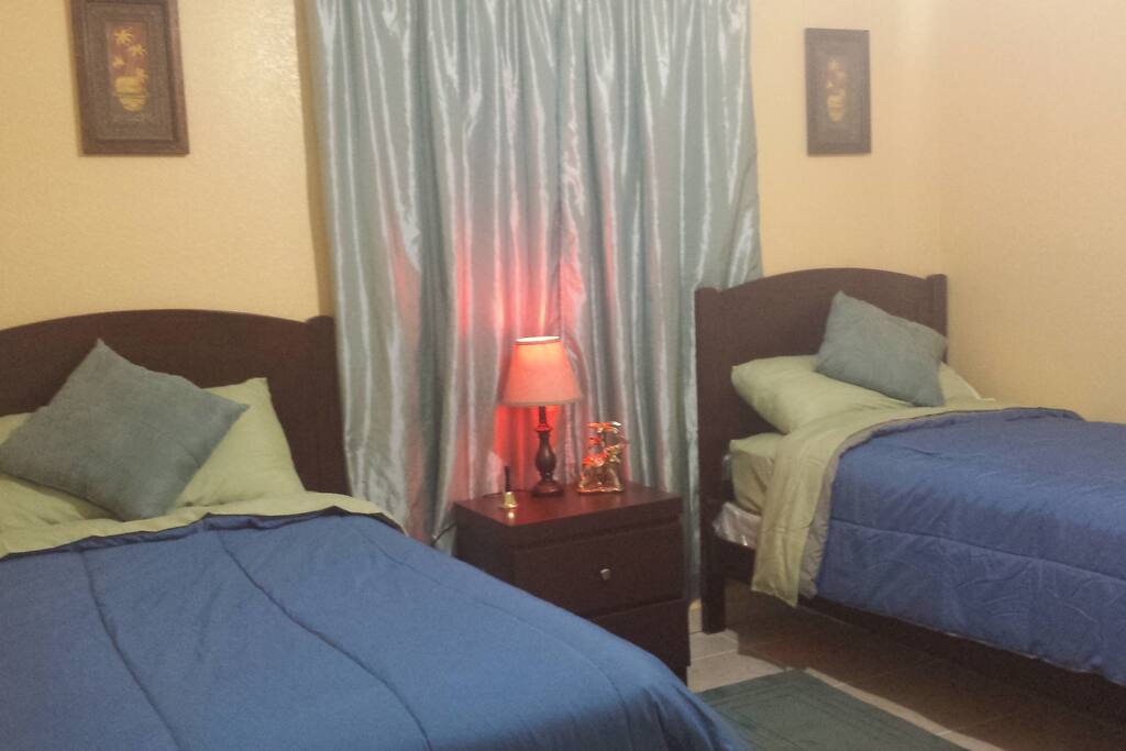 Room with Private bath, TV, WiFi and big refrigerator.