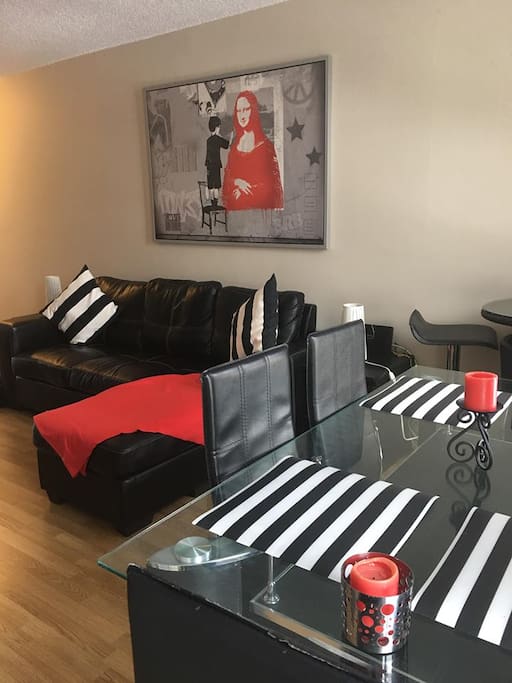 Sofa et salle à manger