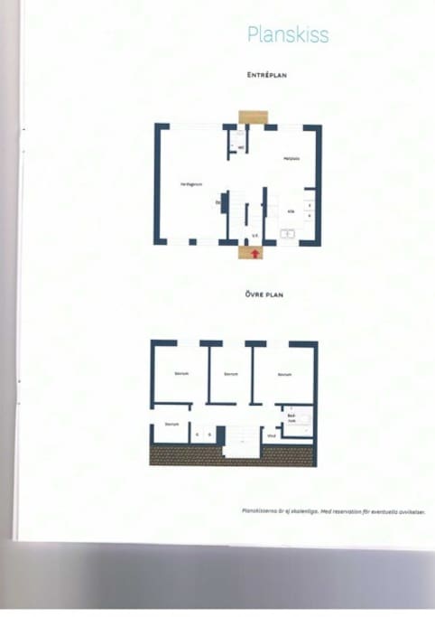 Nearest floor plan, north middle room, a medium sized double/single