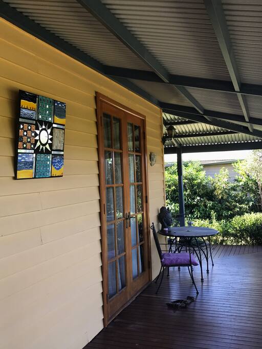 Return verandah, beautiful in the summer months