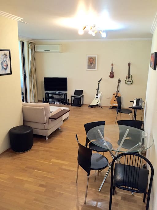 Current furniture and layout.
