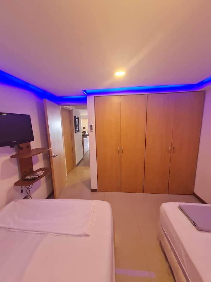 Habitación auxiliar, vista al clóset