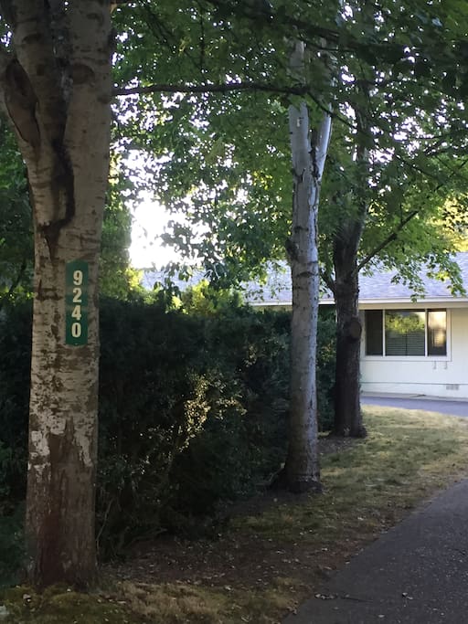Driveway with house number 9240
