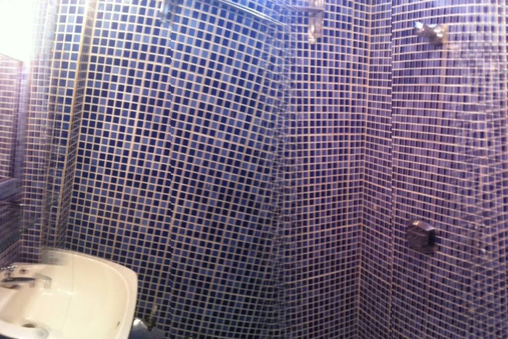 There is box in the bathroom