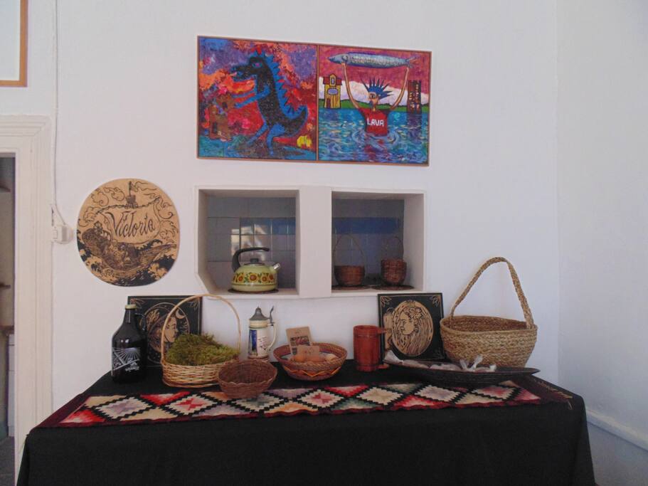 Cafetería y galería de arte