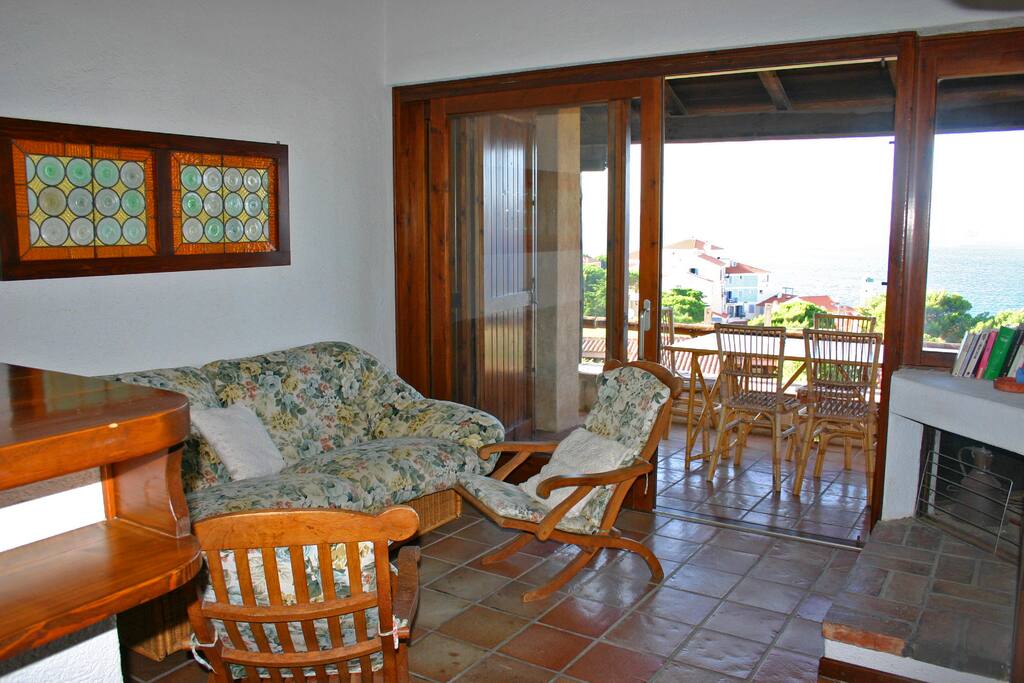 Living room with sofa bed