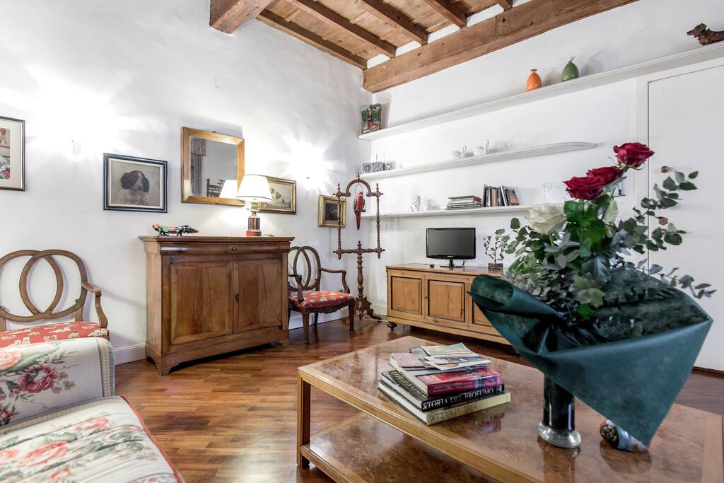 Living room with sofa bed