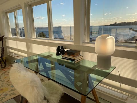 Mystical Ocean View in Historic Stonington Borough