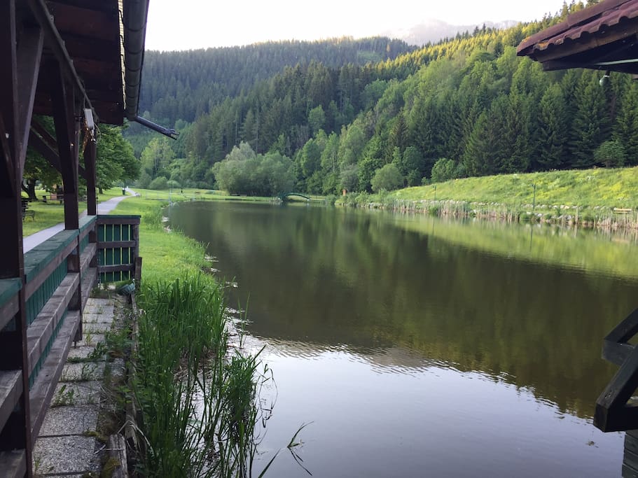 Urania swimming pond, 2,2 km away