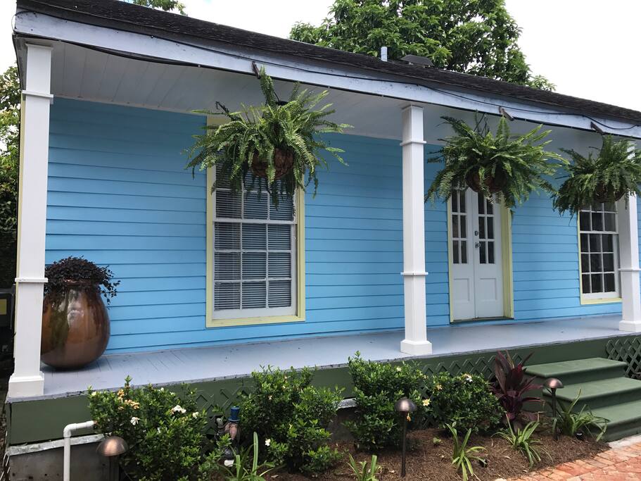 Unit is accessible from private patio, just a few stairs to access private entrance
