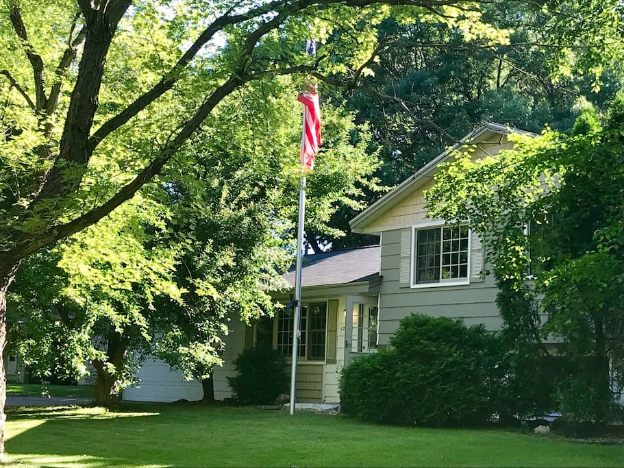 Welcome to our home! Hope you enjoy all the trees and sunshine.