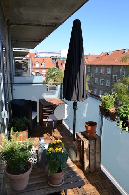 Sunny balcony