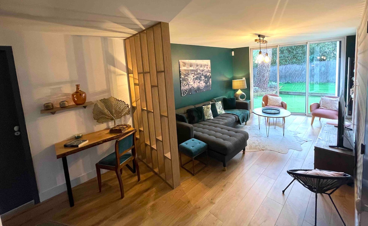 Top Airbnb: Maison Bauloise L'Oasis: Beach and Market on foot in La Baule Escoublac