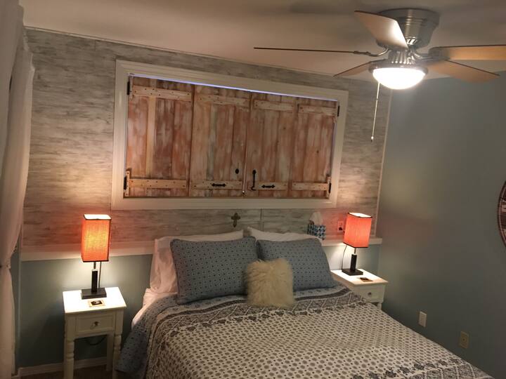Master bedroom, cozy and warm.