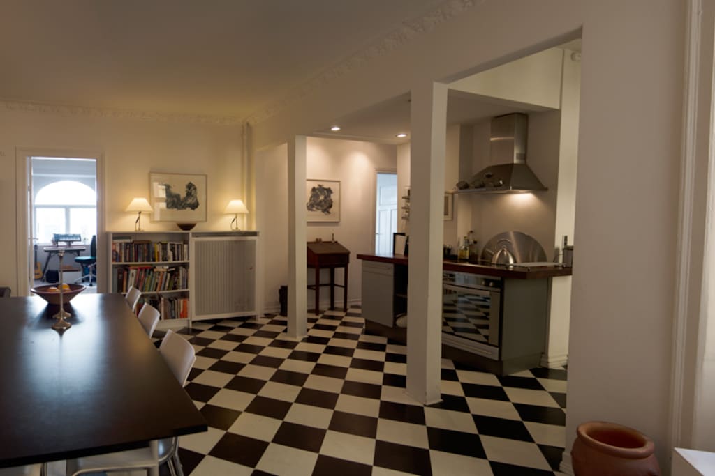 Kitchen and dining room