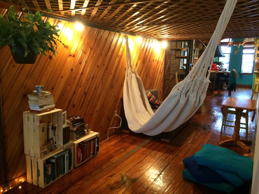 Hang-out area.