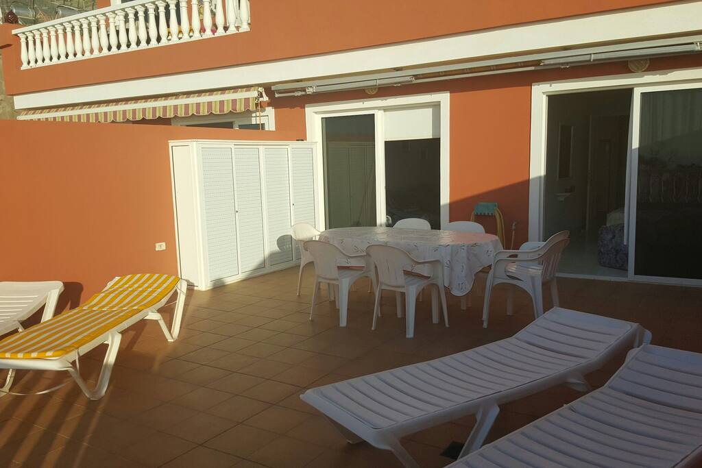 Toldo en terraza