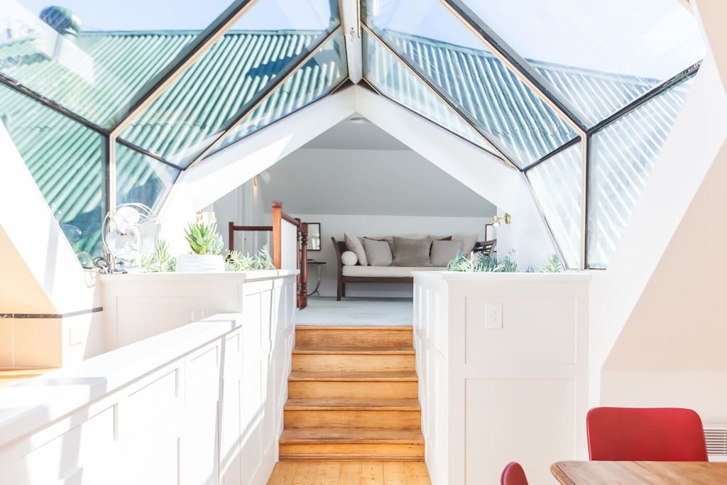Upstairs Atrium - view to sitting room