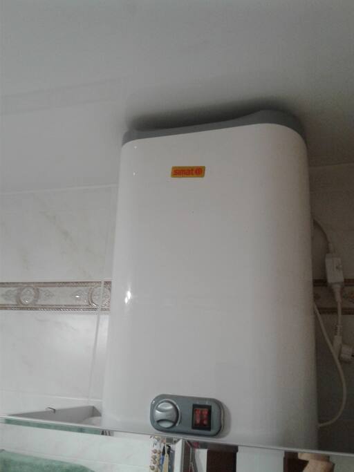 Boiler to supply hot water in case central hot water is on overhaul