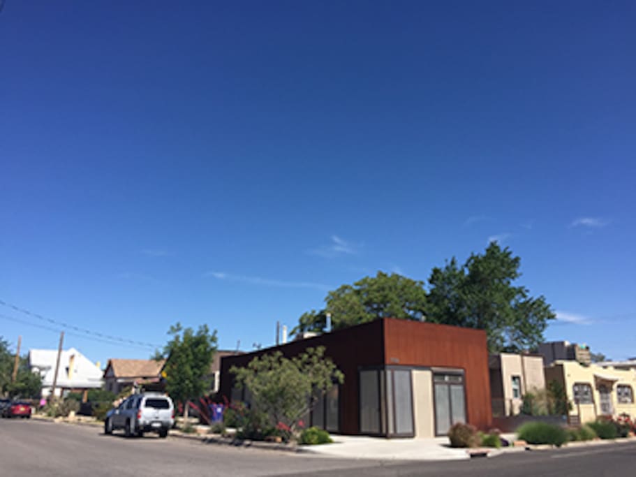 Loft exterior - view from Rail Yards.