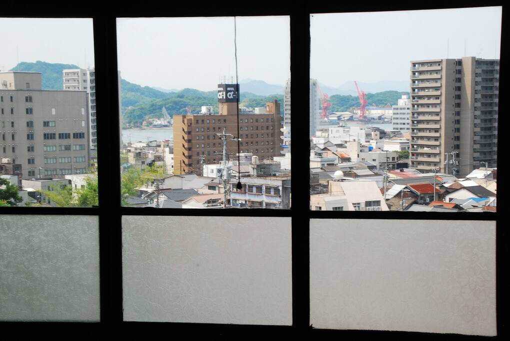 窓から見える景色です!