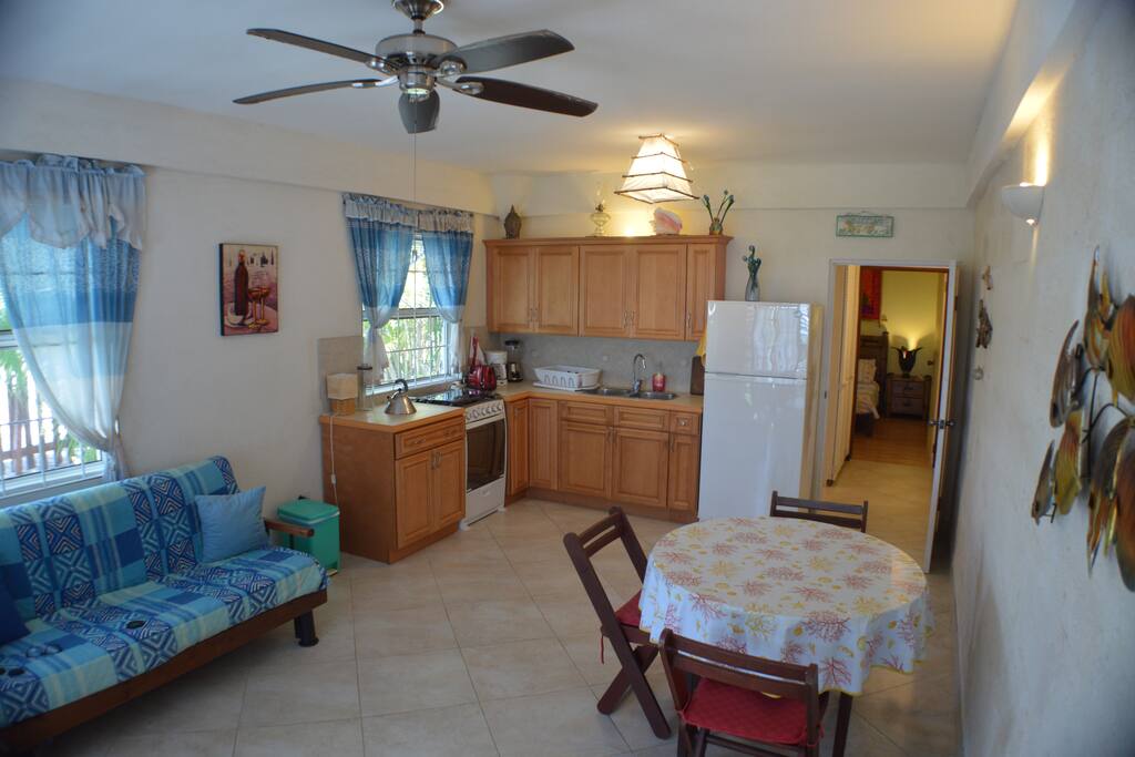 Sea-view Apartment Kitchen living-area