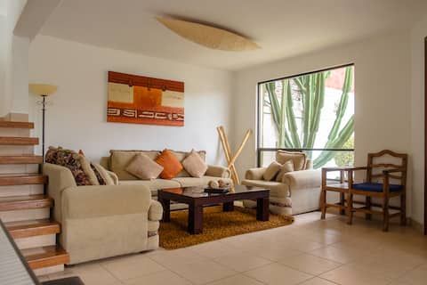 Popular Airbnb listing: Casa Del Cactus. Cultural and Convention Center in Santa Lucía Del Camino