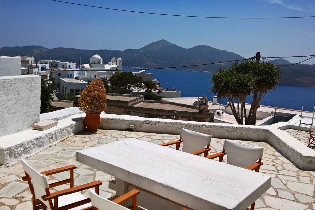 The terrace